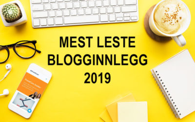 De 10 mest populære blogginnleggene i 2019