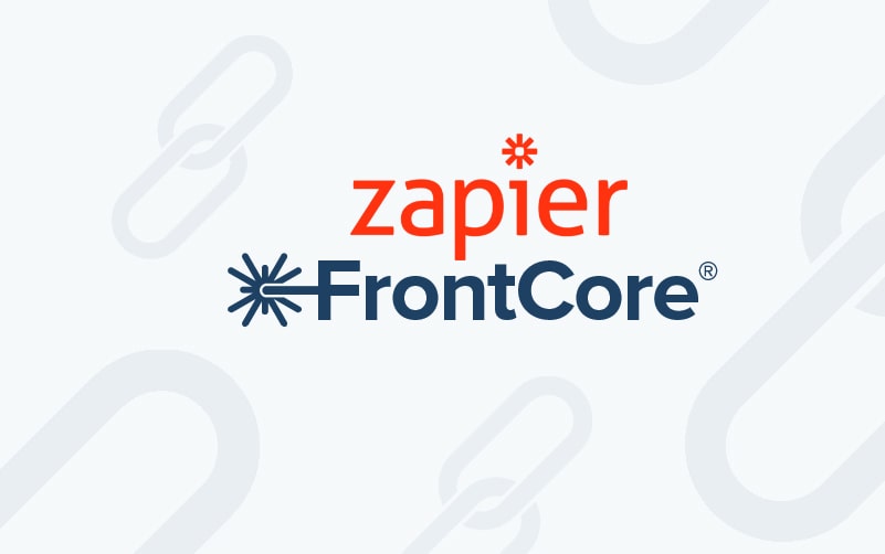 FrontCore kursadministrasjon integrert med Zapier
