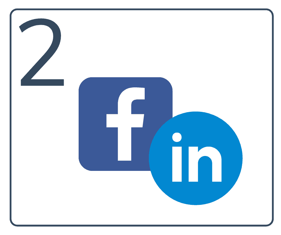 Tips nummer 2 Facebook og LinkedIn sider