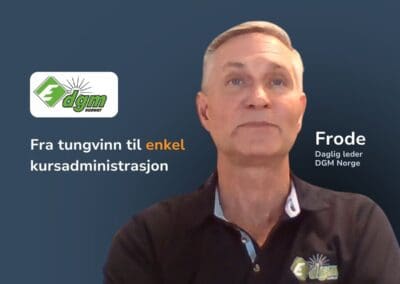 Beskyttet: Slik gikk DGM Norge fra tungvinte prosesser til sømløs kursadministrasjon med FrontCore