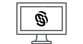 Skjermillustrasjon med K Reg logo på en dataskjerm.